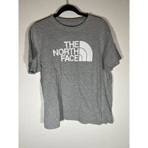 The North Face gray logo tshirt womens comfy gorpcore athleisure XL
